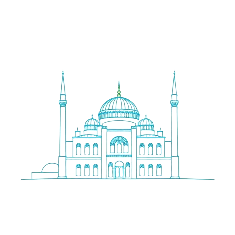 Istanbul line illustration